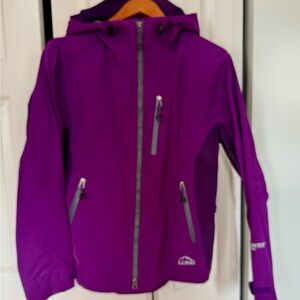 L.L. Bean Women's Purple Pro Shell Jacket GORE-TEX